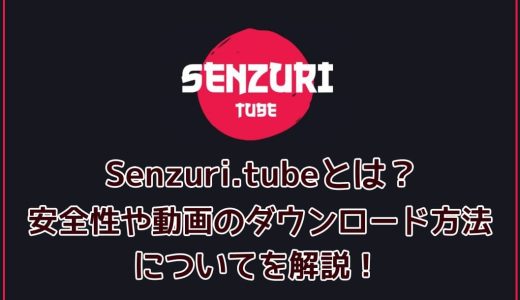 Senzuri.tubeとは？サイトの安全性や動画のダウンロード方法についてを解説！